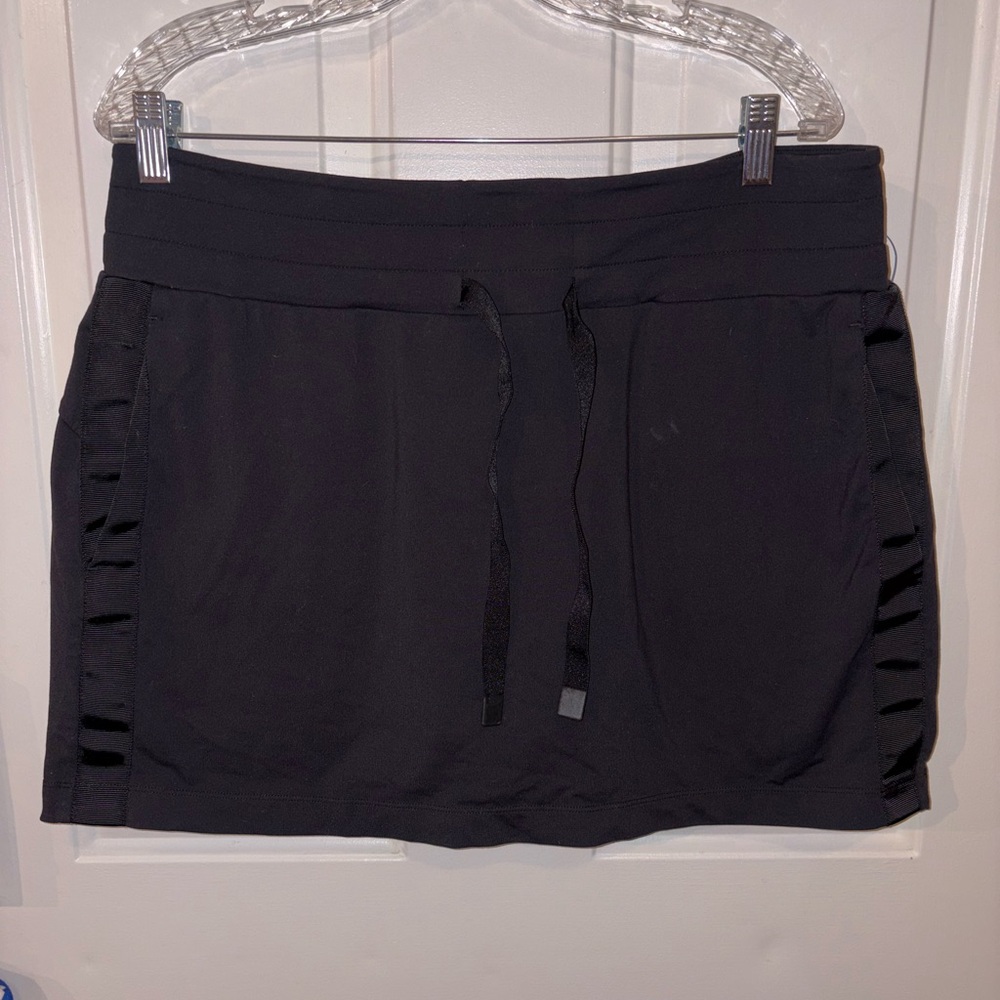 Athleta Black Skirt with Drawstring